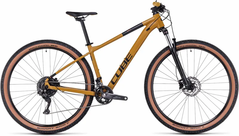 Cube Aim EX Mountain Bike in Caramel and Black