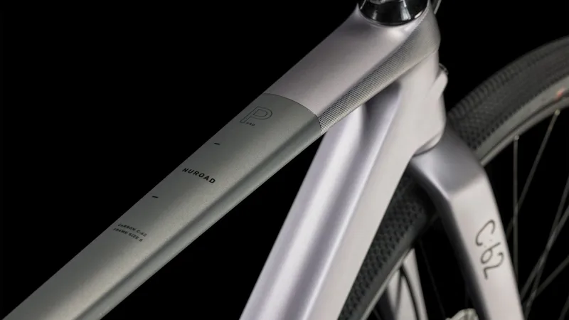 Cube Nuroad WS C:62 Pro Women's Gravel Bike in Smokeyblush and Grey-2