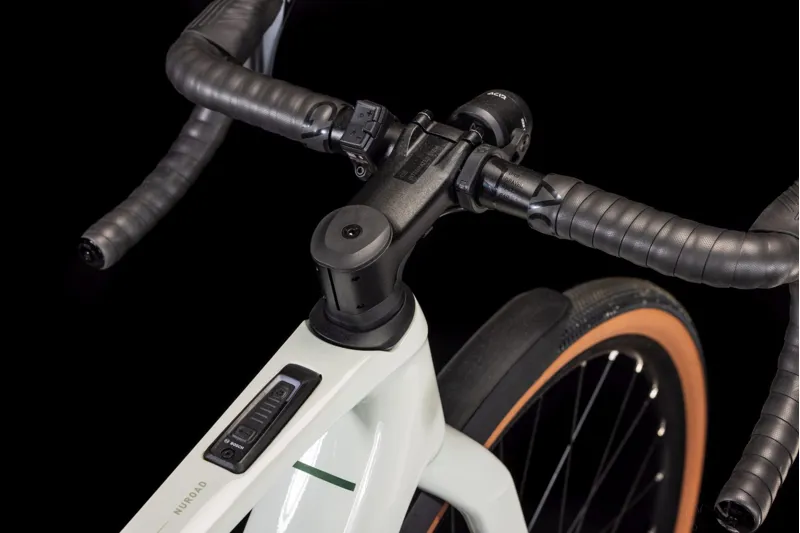 Cube Nuroad Hybrid C:62 Race FE 400X 29 Electric Gravel Bike in Desertstone and Green-1