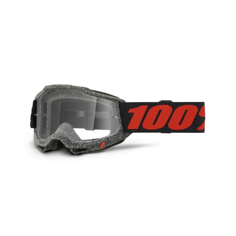 100% Accuri Mountain Bike Goggles in Huaraki with Clear Lens