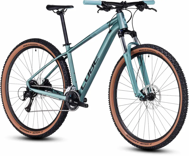 Cube Access WS EXC Womens Mountain Bike in Eucalyptus and Black-1