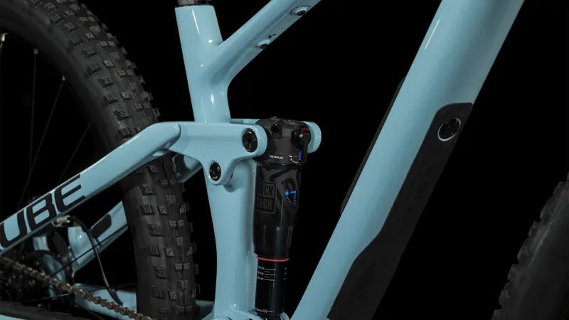 Cube Stereo ONE44 C:62 Pro Full Suspension Mountain Bike in Mayablue and Black-3