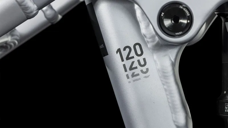 Cube Stereo Hybrid 120 Race 750 Electric FUll Suspension Mountain Bike in Polarsilver-3