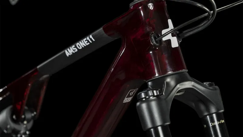 Cube AMS ONE11 C:68X Pro 29 Full Suspension Mountain Bike in Liquidred and Carbon-3