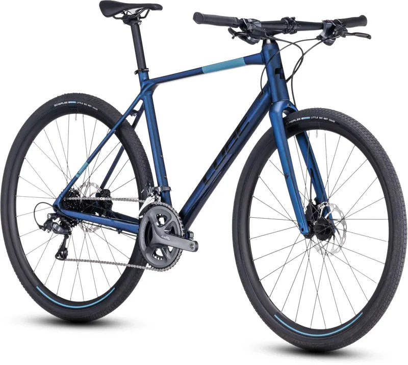 Cube Nulane Gravel Bike in Velvetblue and Black-1