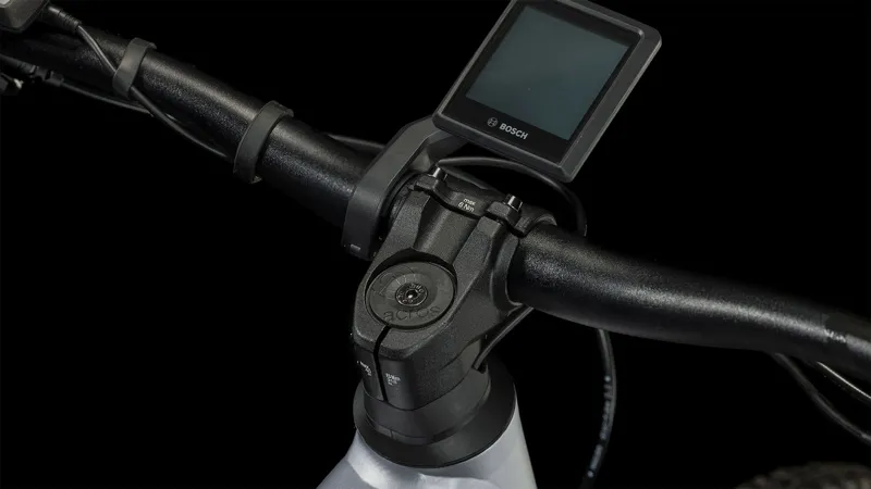 Cube Stereo Hybrid 120 Race 750 Electric FUll Suspension Mountain Bike in Polarsilver-1