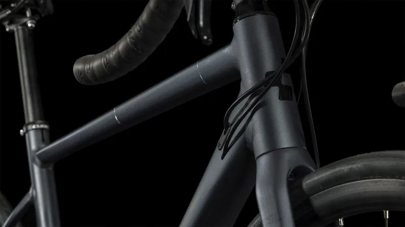 Cube Axial WS Race Womens Road Bike in Metalblack and Rainbow-6