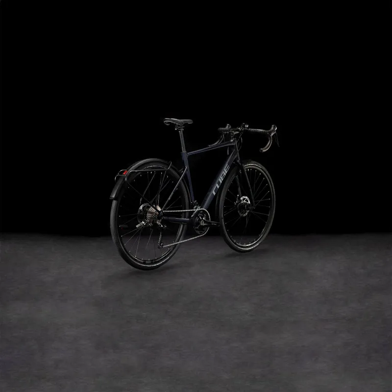 Cube Nuroad Pro FE Gravel Bike in Metalblack and Grey-7