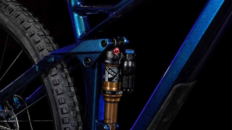 Cube Stereo ONE22 HPC EX 29 Full Suspension Mountain Bike in Nebula and Blue-2