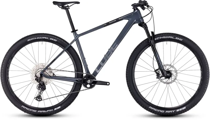 Cube Reaction C:62 Pro Mountain Bike in Grey and Metal