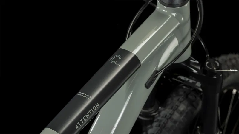 Cube Attention Hardtail Mountain Bike in Swampgrey and Black-4