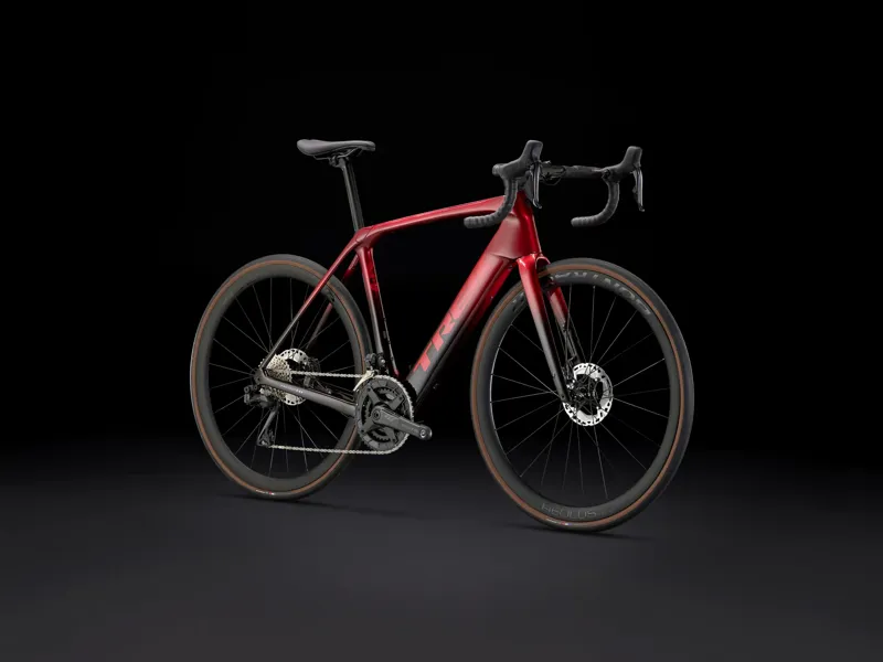 TREK Domane+ SLR 7 Electric Road Bike in Carbon Red Smoke-11