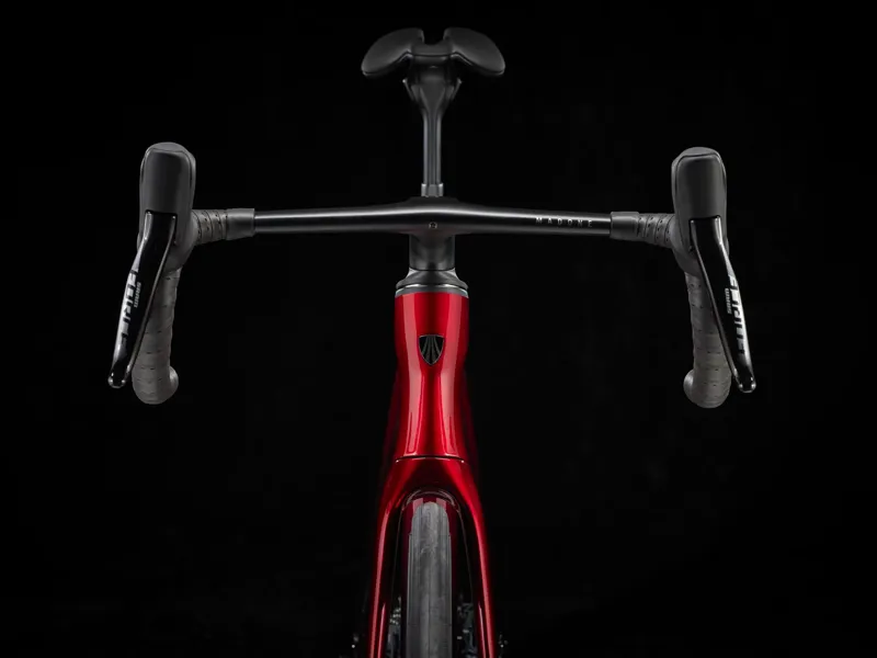 TREK Madone SLR 7 AXS Gen 7 Road Bike in Metallic Red Smoke to Red Carbon Smoke-5