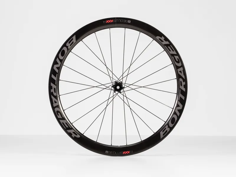 Bontrager Aeolus XXX 4 TLR Disc Carbon Clincher Road Wheel in Black-1