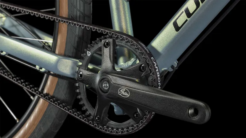 Cube Hyde Pro Urban Hybrid Bike in Metalgreen and Black-5