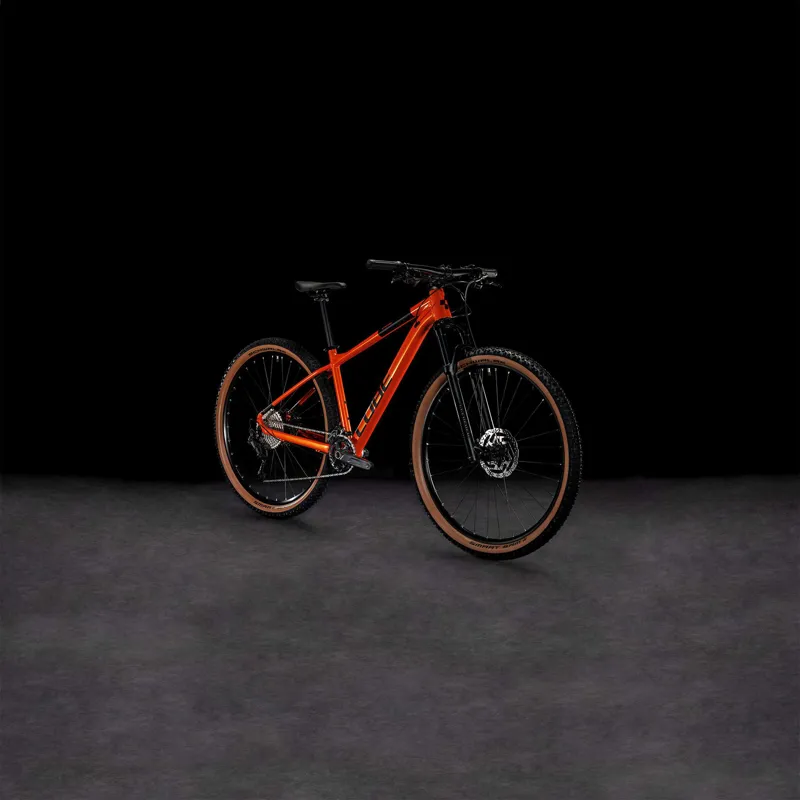 Cube Attention Hardtail Mountain Bike in Fireorange and Black-7