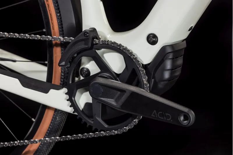 Cube Nuroad Hybrid C:62 Race FE 400X 29 Electric Gravel Bike in Desertstone and Green-4