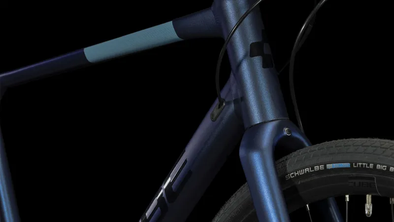 Cube Nulane Gravel Bike in Velvetblue and Black-8