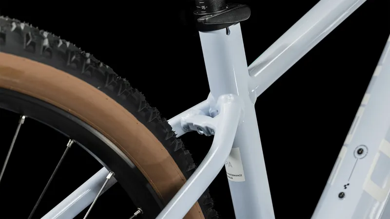 Cube Reaction Hybrid Pro 750 Electric Mountain Bike in Flashwhite and Black-4