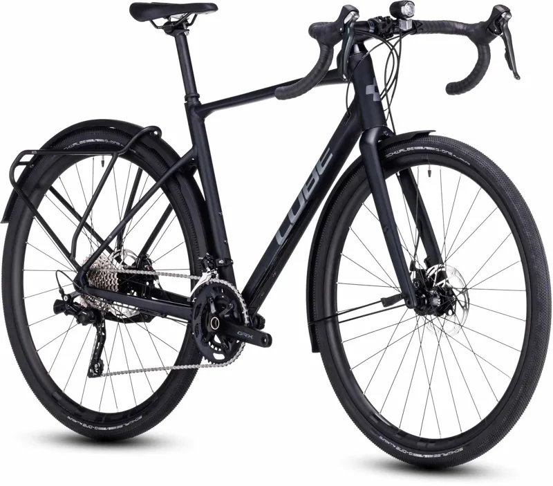 Cube Nuroad Pro FE Gravel Bike in Metalblack and Grey-1