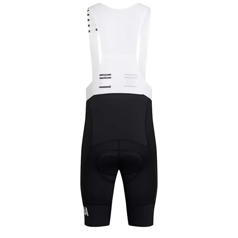 Rapha Men's Pro Team Bib Shorts Regular in Black and White-1