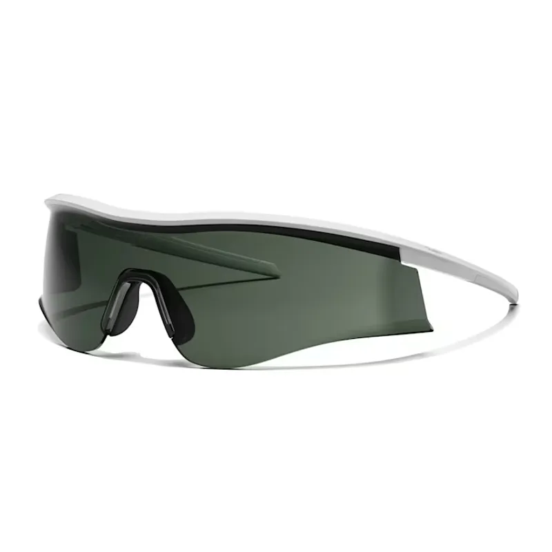 Rapha Reis Cycling Glasses in Green and White-1