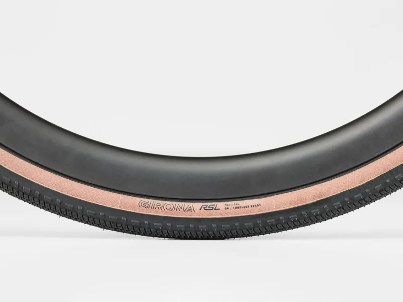 Bontrager Girona RSL GR TLR Gravel Tyre in Tan - 700c-1