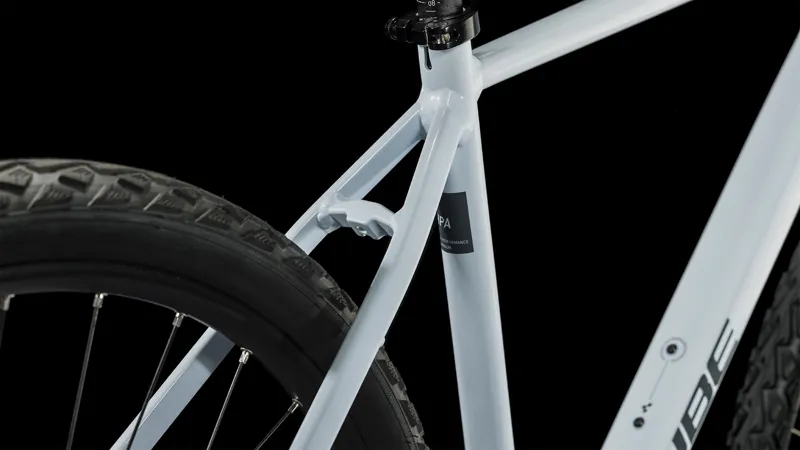 Cube Nature Pro Gravel Bike in Frostwhite and Grey-9