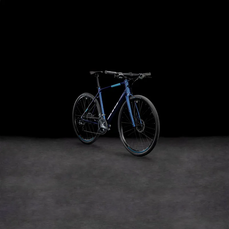 Cube Nulane Gravel Bike in Velvetblue and Black-9