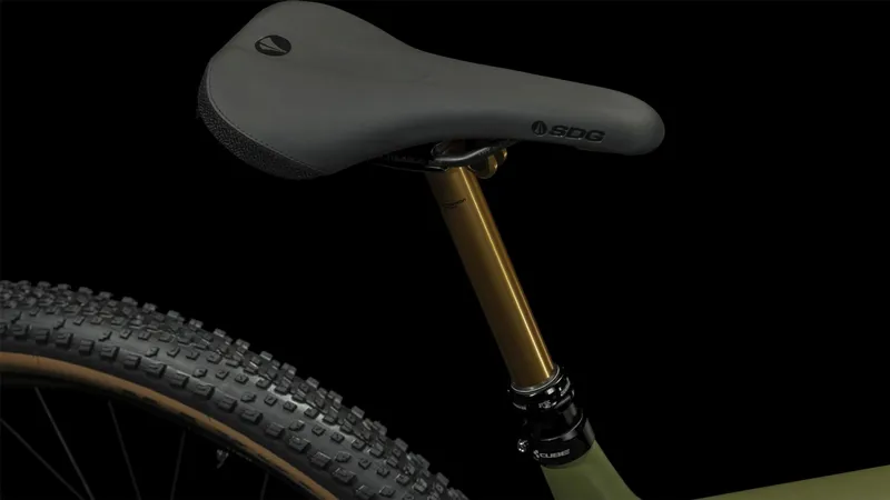 Cube AMS ONE11 C:68X TM 29 Full Suspension Mountain Bike in Flashgrey and Olive-5