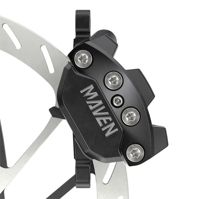 Sram Maven Silver Stealth Disc Brake in Black-3