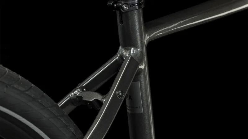 Cube Hyde Urban Hybrid Bike in Metalgrey and Black-5