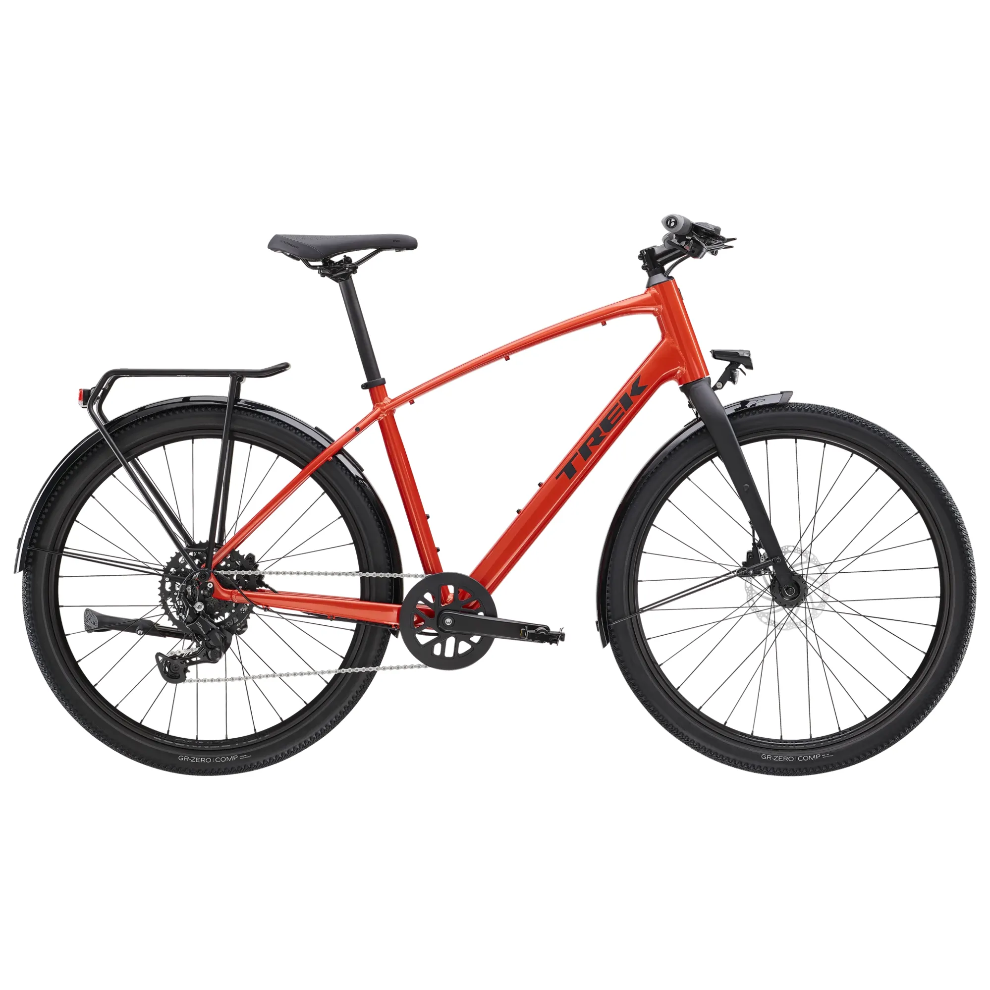 TREK Dual Sport EQ Gen Hybrid Bike in Lava