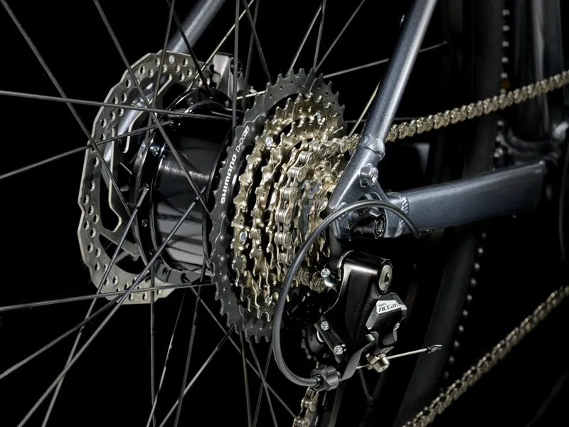 TREK Dual Sport+ 2 LT 250Wh Electric Hybrid Bike in Galactic Grey-2