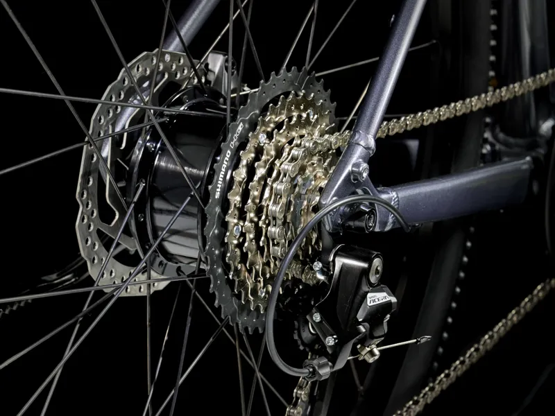 TREK Dual Sport+ 2 Stagger LT 250Wh Electric Hybrid Bike in Galactic Grey-2