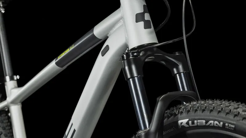 Cube Attention SLX Hardtail Mountain Bike in Silvergrey and Lime-4