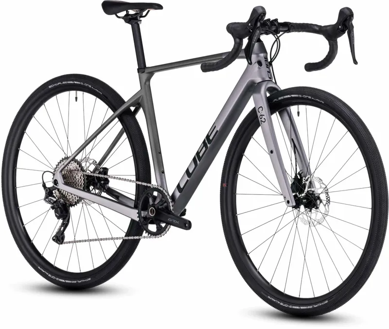 Cube Nuroad WS C:62 Pro Women's Gravel Bike in Smokeyblush and Grey-1