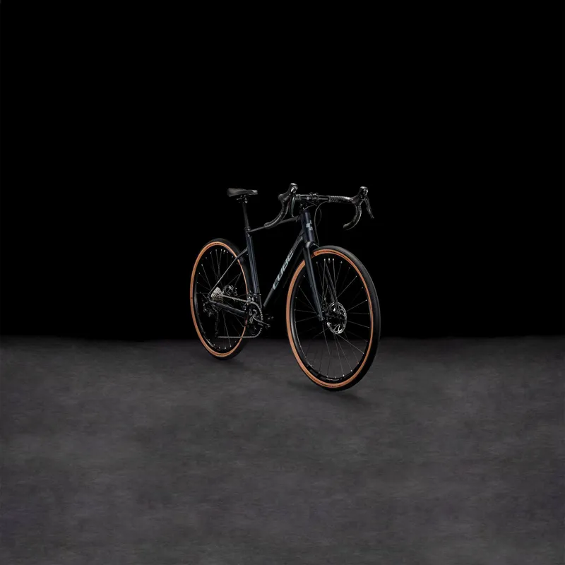 Cube Nuroad Pro Gravel Bike in Alblack and Grey-8