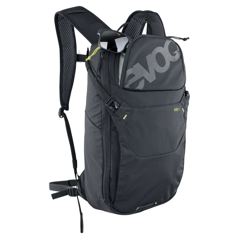 Evoc Ride Performance 8L Backpack and 2L Bladder in Black-3
