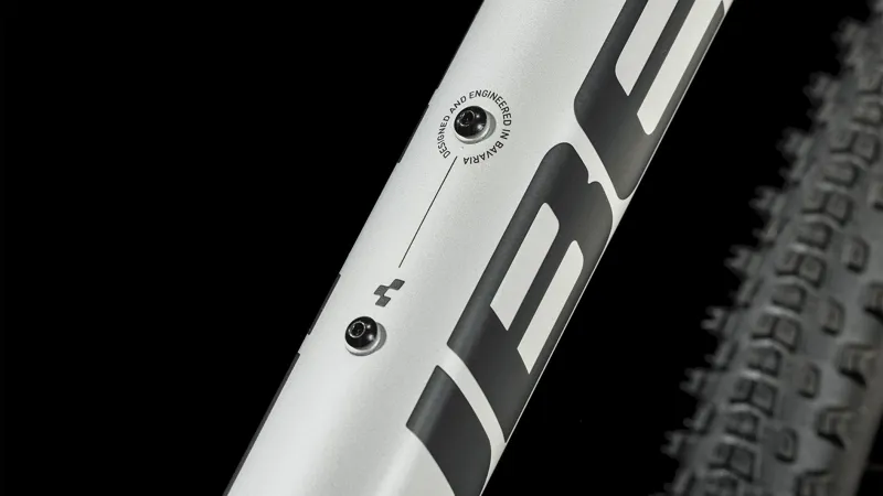 Cube Attention SLX Hardtail Mountain Bike in Silvergrey and Lime-5