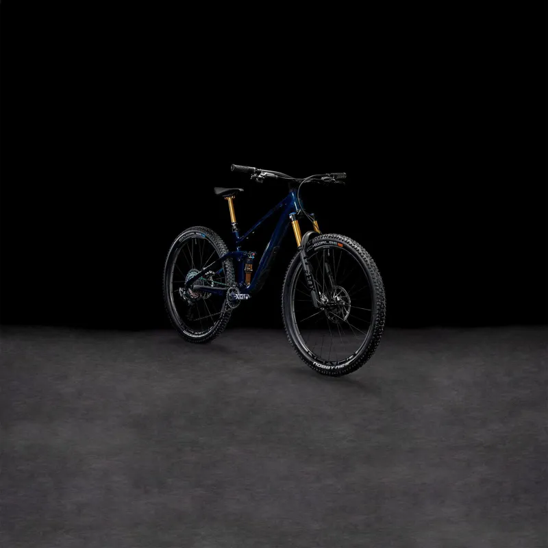 Cube Stereo NOE44 C:68X SLT Full Suspension Mountain Bike in Liquidblue and Black-9