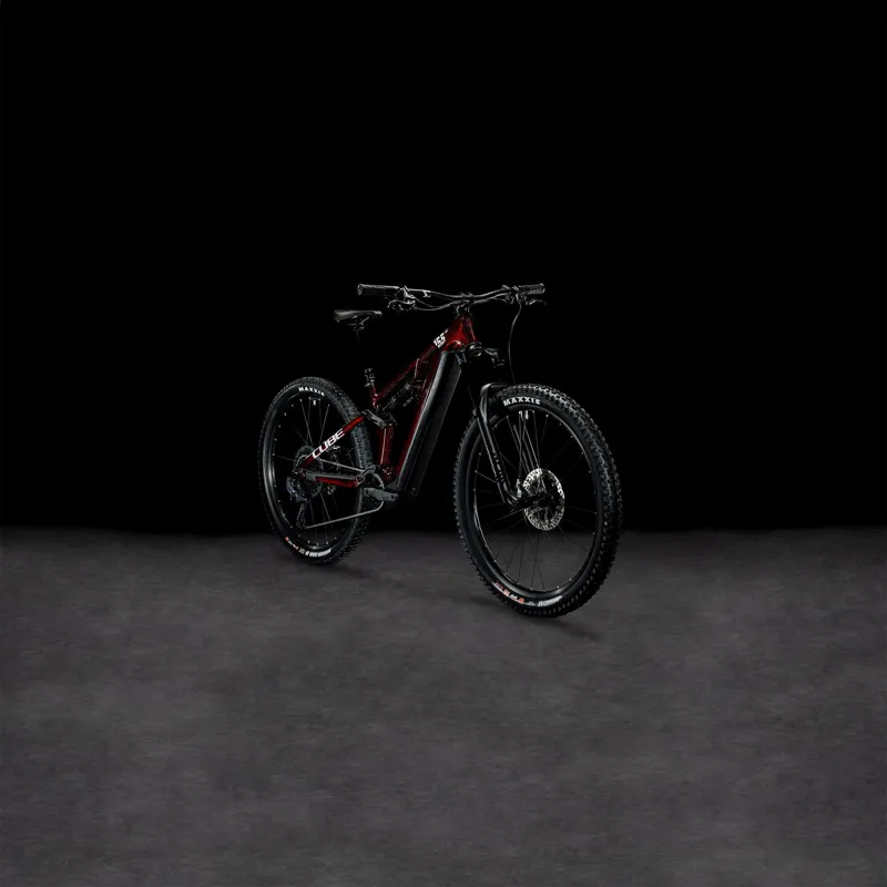 Cube Stereo Hybrid ONE55 C:68X SLX 750 Full Suspension Electric Mountain Bike in Liqred-6