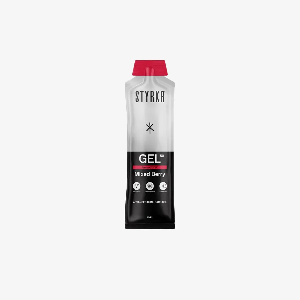 Team Cycles Styrkr STYRKR GEL50 Mild Berry Dual-Carb Energy Gel | Interest FREE Finance & Online Refund Policy.