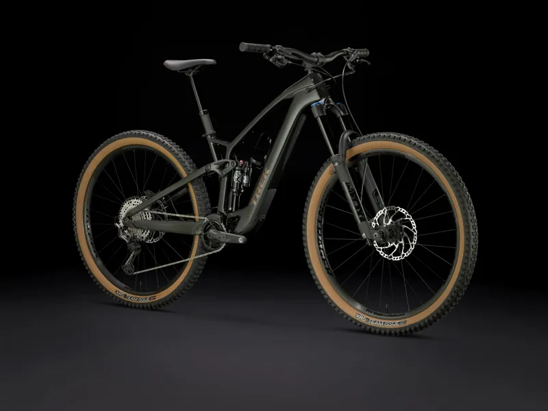 TREK Fuel EXe 9.7 360Wh Full Suspension Electric Mountain Bike in Deep Smoke-11