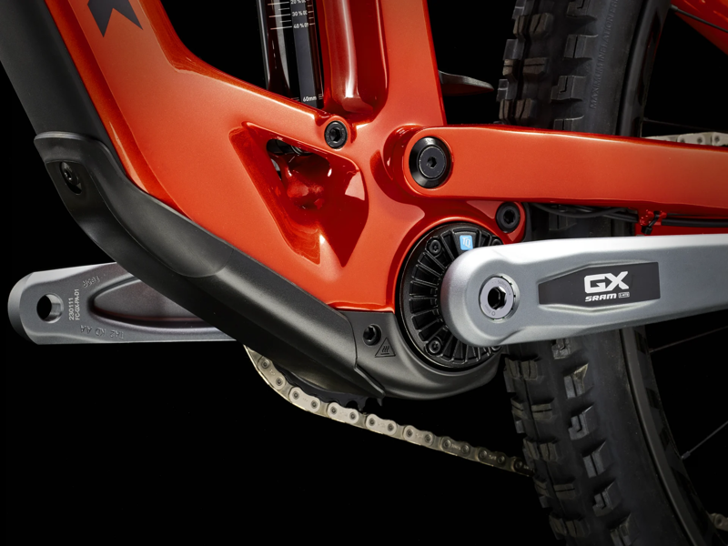 TREK Fuel EXe 9.8 GX AXS T-Type 360Wh Full Suspension Electric Mountain Bike in Lava-2