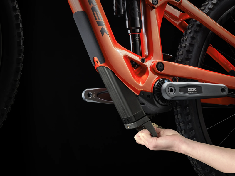 TREK Fuel EXe 9.8 GX AXS T-Type 360Wh Full Suspension Electric Mountain Bike in Lava-9