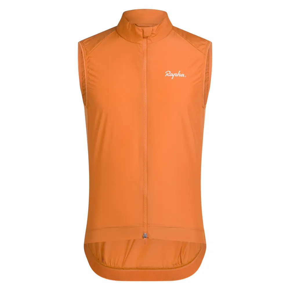 Team Cycles Rapha Men's Core Gilet in Dusted Orange and White | Interest FREE Finance & Online Refund Policy.