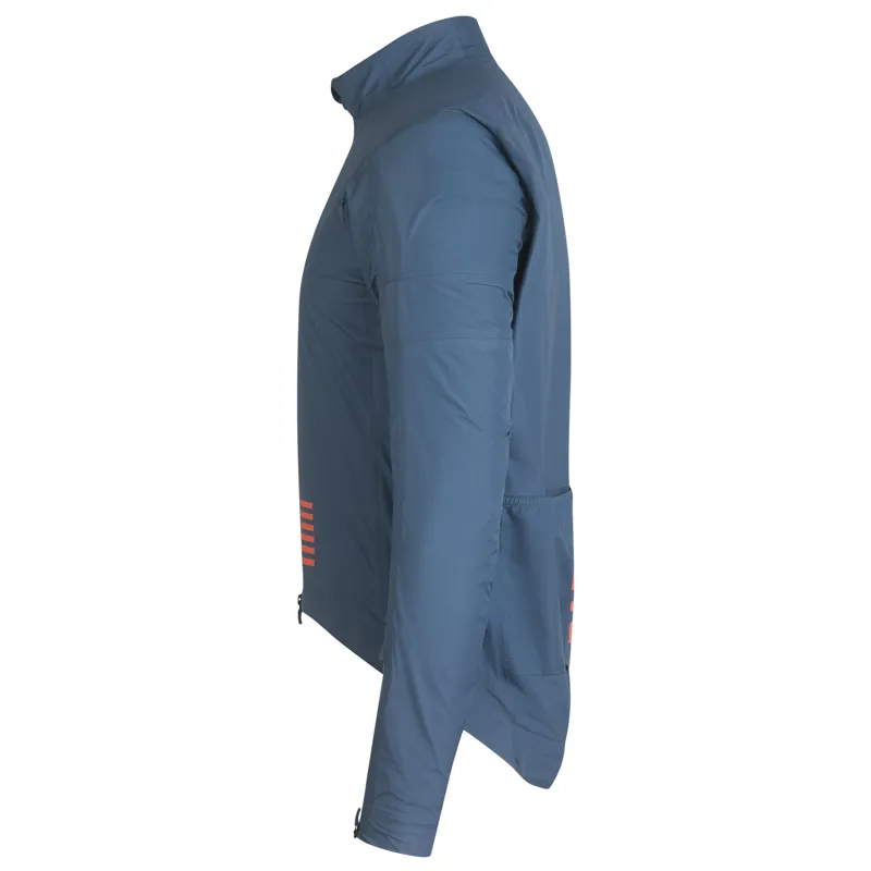 Rapha Men's Pro Team Insulated GORE-TEX Rain Jacket in Blue and Peach-1