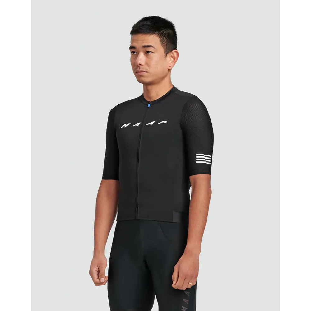 Team Cycles Maap MAAP Evade Pro Base 2.0 Short Sleeve Cycling Jersey in Black | Interest FREE Finance & Online Refund Policy.