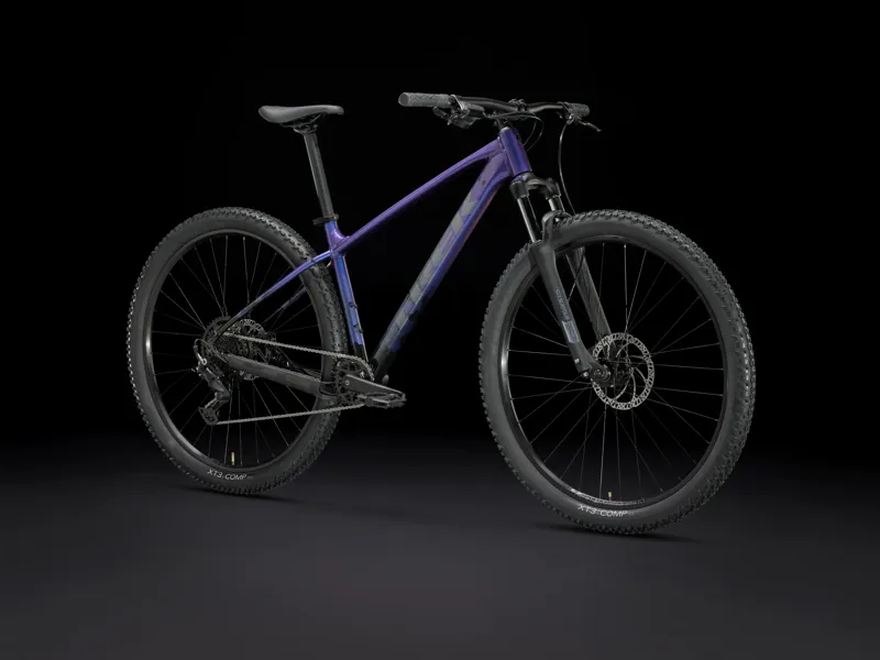 TREK Marlin 5 Gen 3 Hardtail Mountain Bike in Purple Flip To Trek Black Fade-10
